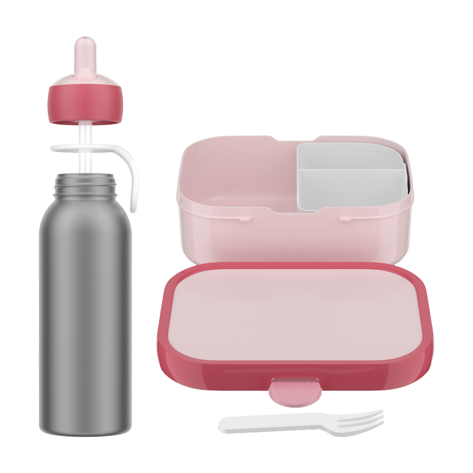 Mepal CAMPUS Lunchset mit Thermoflasche 2-teilig Cool Pink (2025)