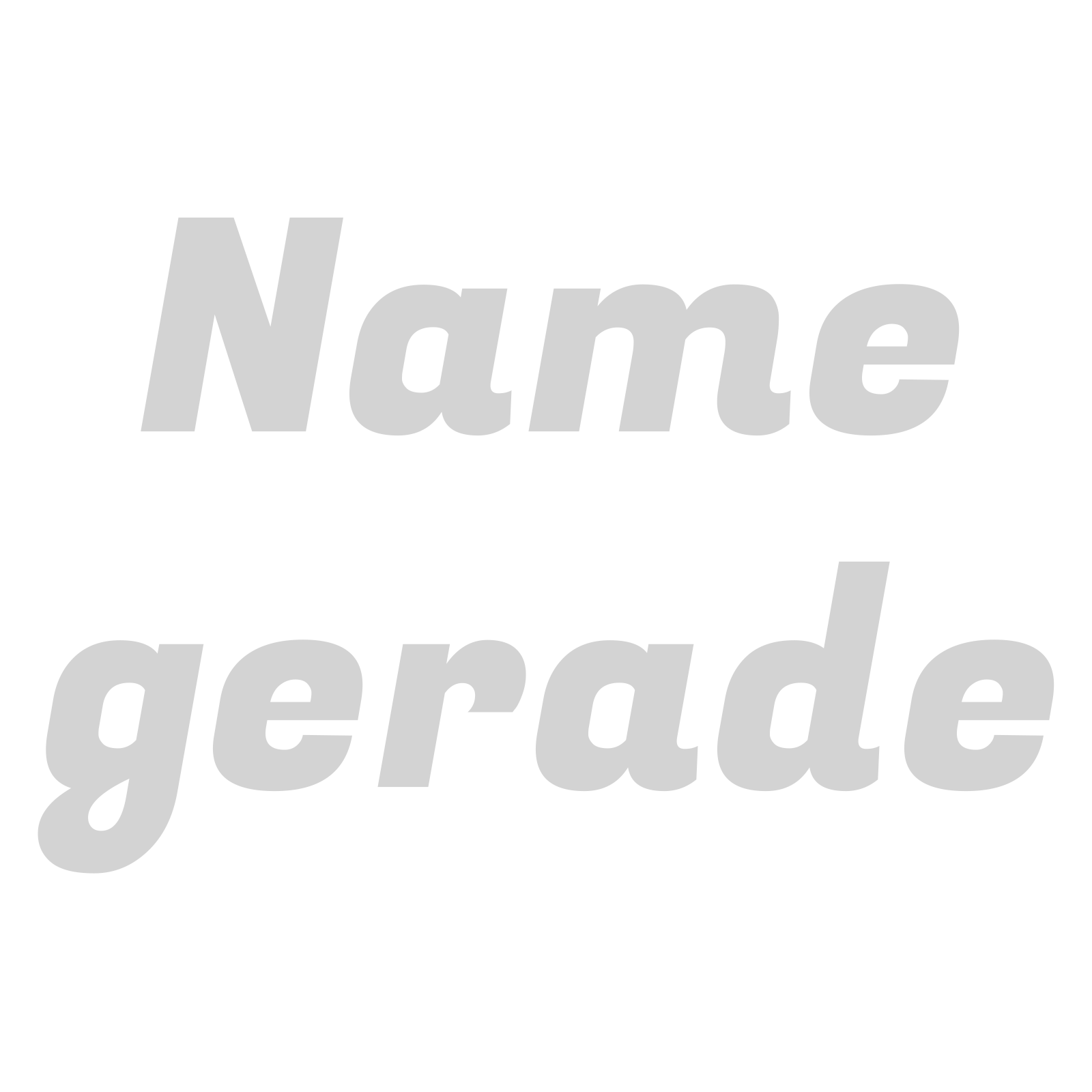 Trinkglas CIAO mit Gravur 300 ml Name GERADE 1 Stück