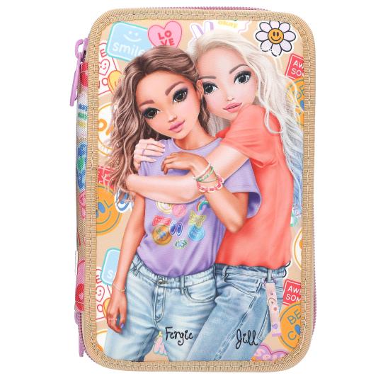 TOPModel 3-Fach Federtasche GIRL POWER inkl. Stifte