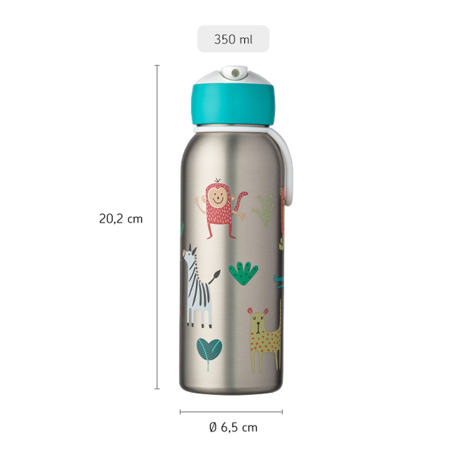 Mepal CAMPUS Thermoflasche Flip-Up 350 ml turquoise - A 