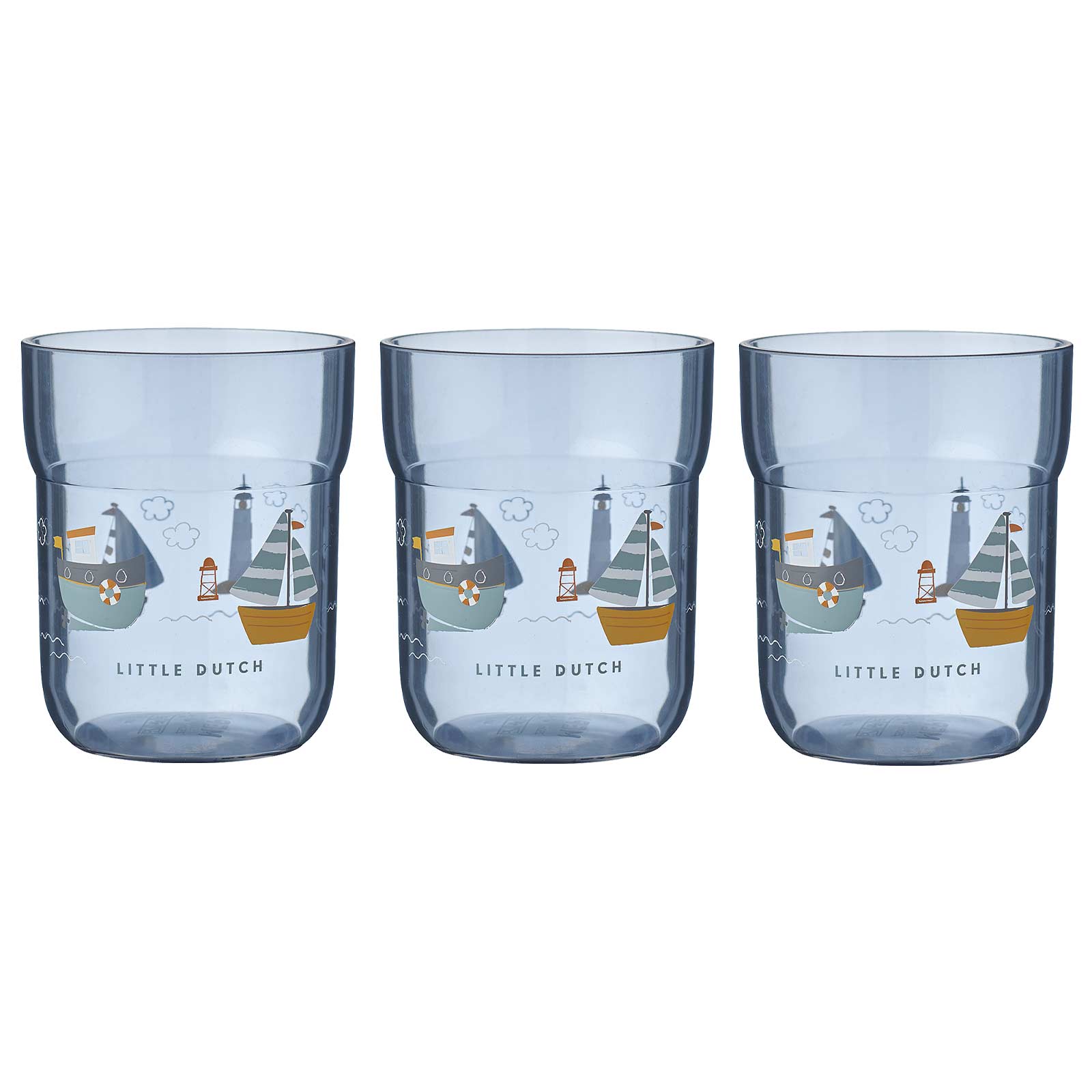 Mepal MIO Kinder-Trinkglas 250 ml Sailors Bay 3er Set