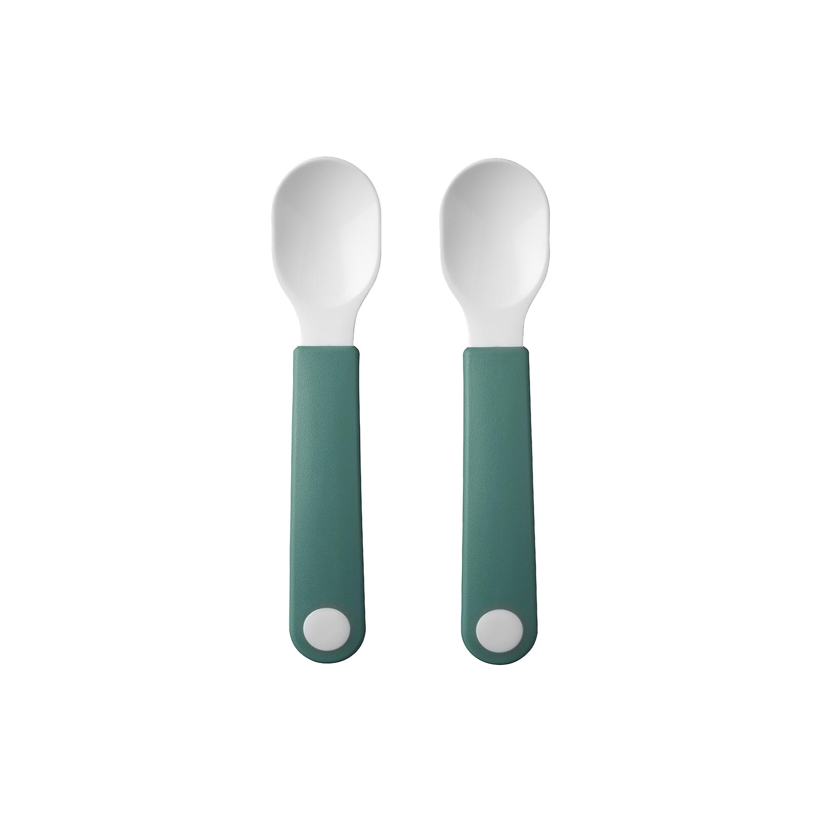 Mepal MIO Lernlöffel deep turquoise 2er Set - A 