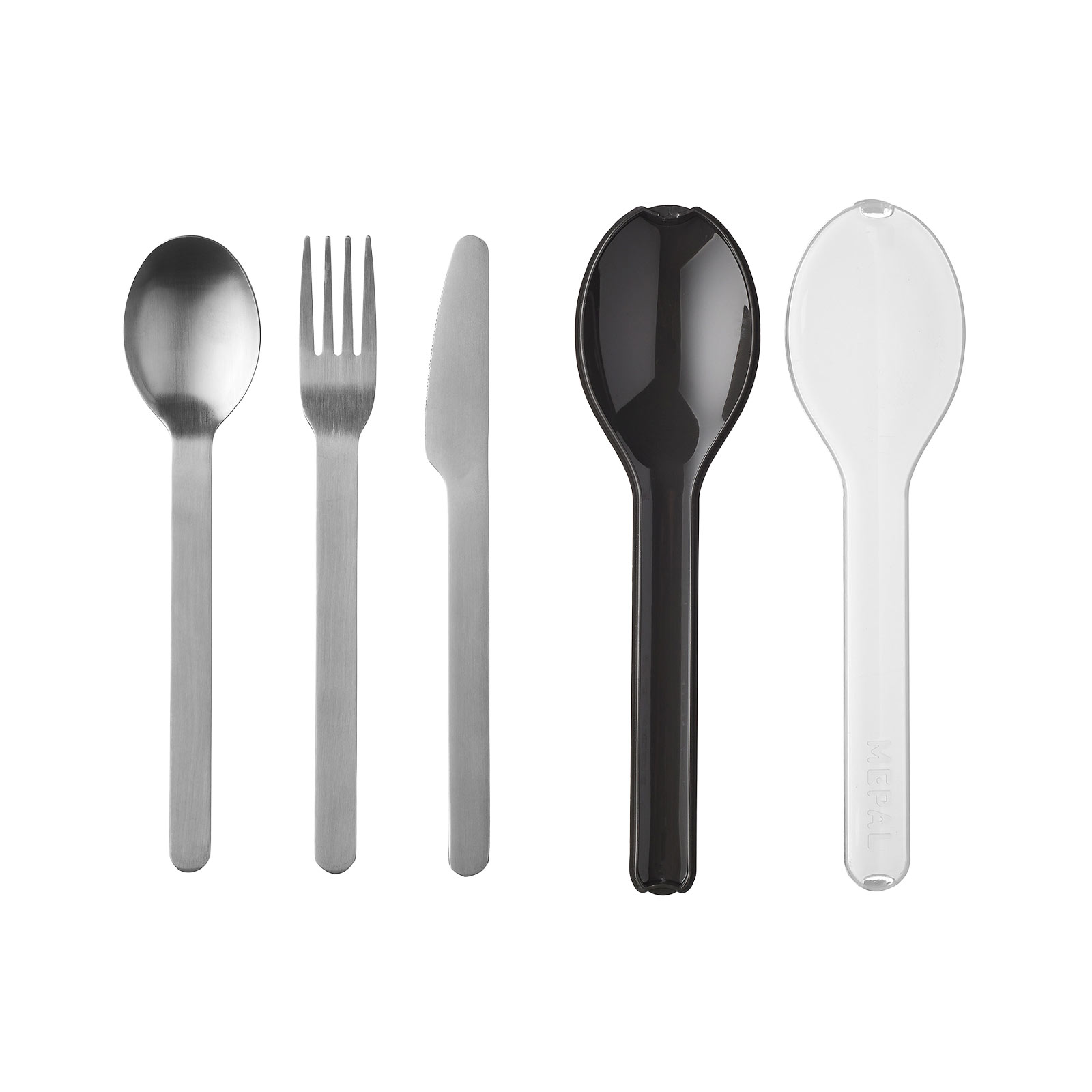Mepal ELLIPSE Besteck-Set 3-teilig Nordic Black - A 