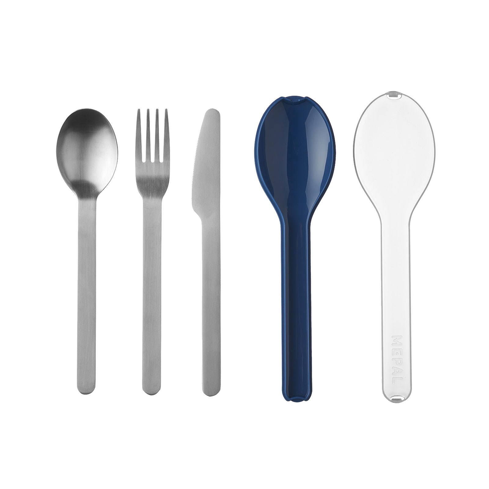 Mepal ELLIPSE Besteck-Set 3-teilig Nordic Denim - A 