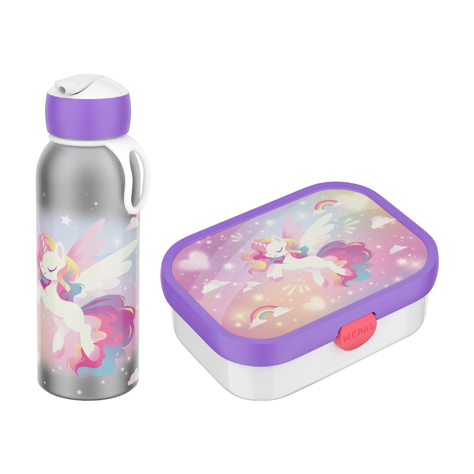 Mepal CAMPUS Lunchset mit Thermoflasche 2-teilig Unicorn Glow (2025)