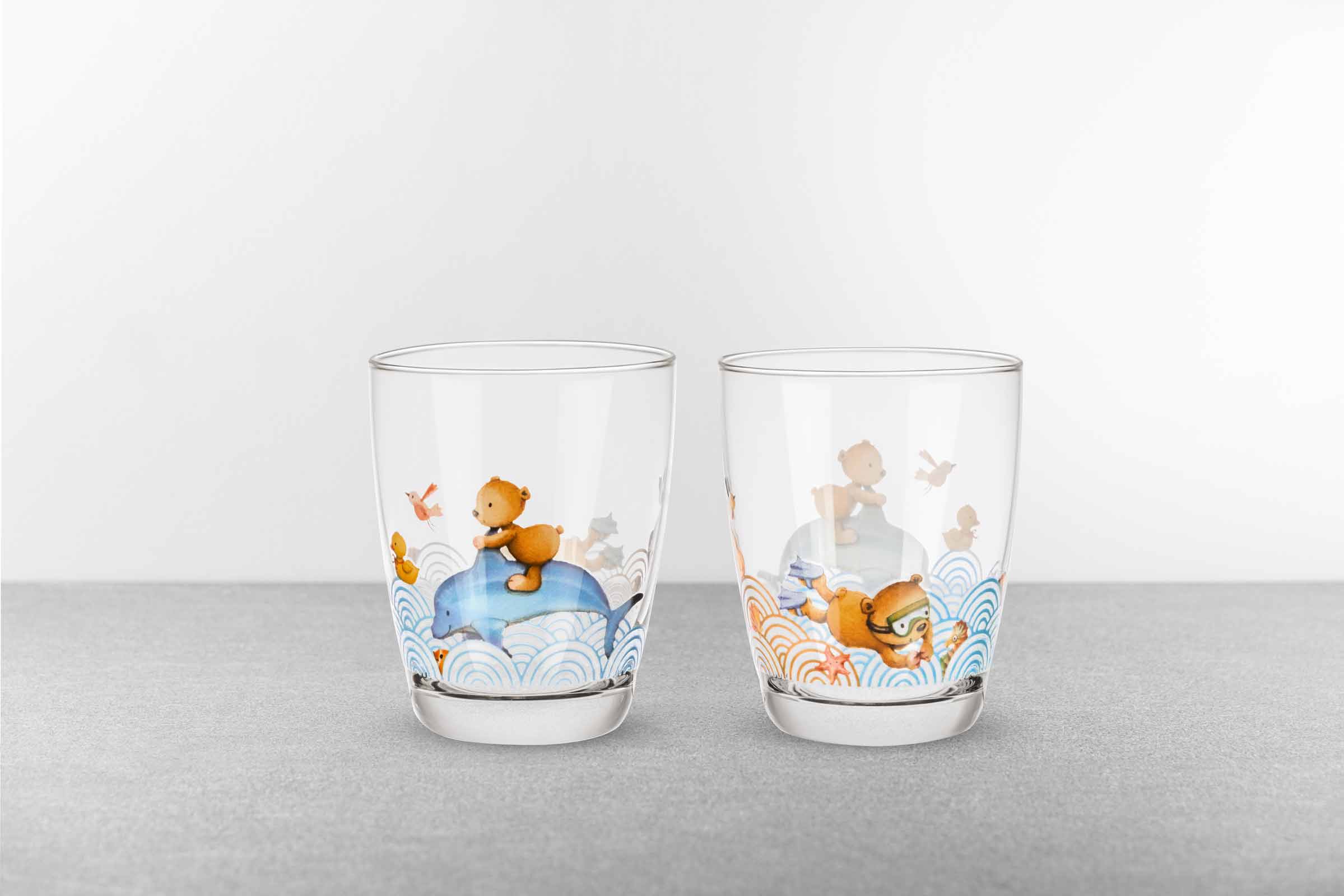 Villeroy & Boch HAPPY AS A BEAR Kinderglas 2er Set