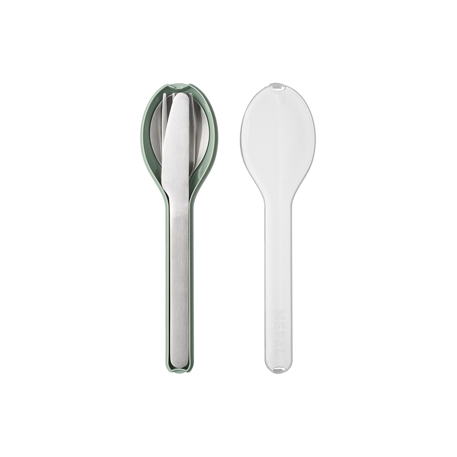 Mepal ELLIPSE Besteck-Set 3-teilig Nordic Sage - A 