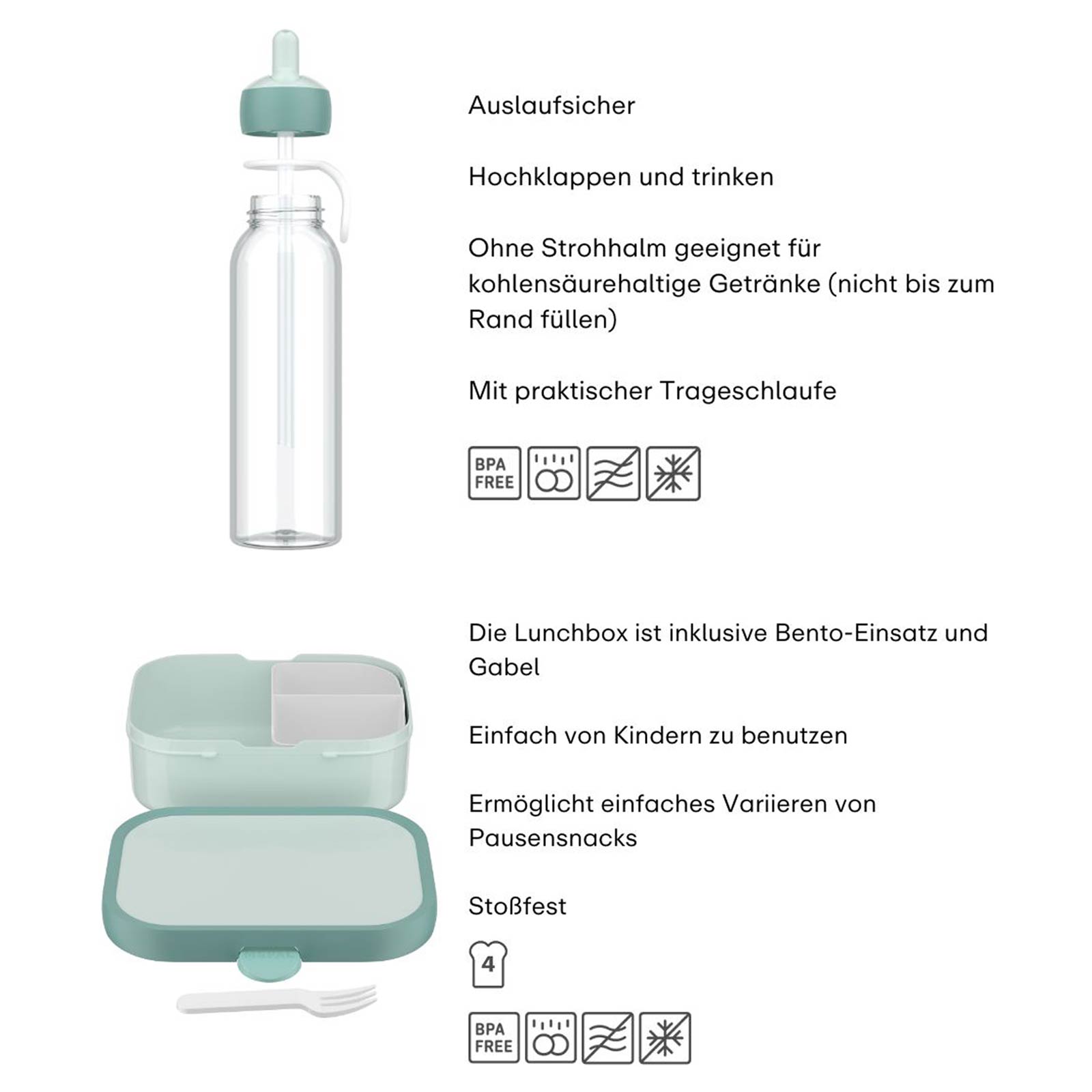 Mepal CAMPUS Lunchset 2-teilig Cool Blue (2025)