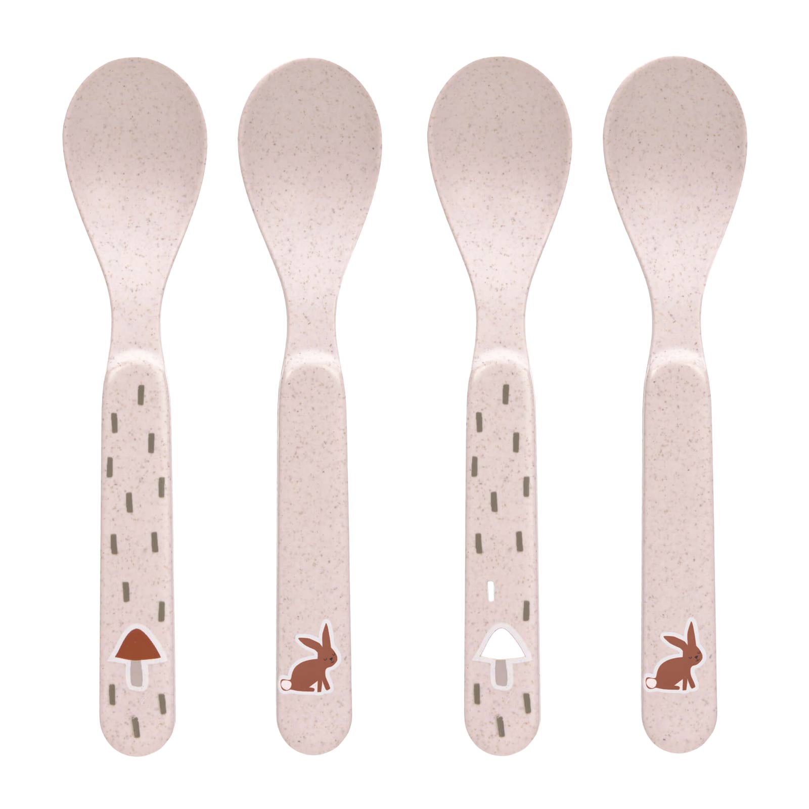 Lässig Kinderlöffel 4er Set Little Forest Hase - A 