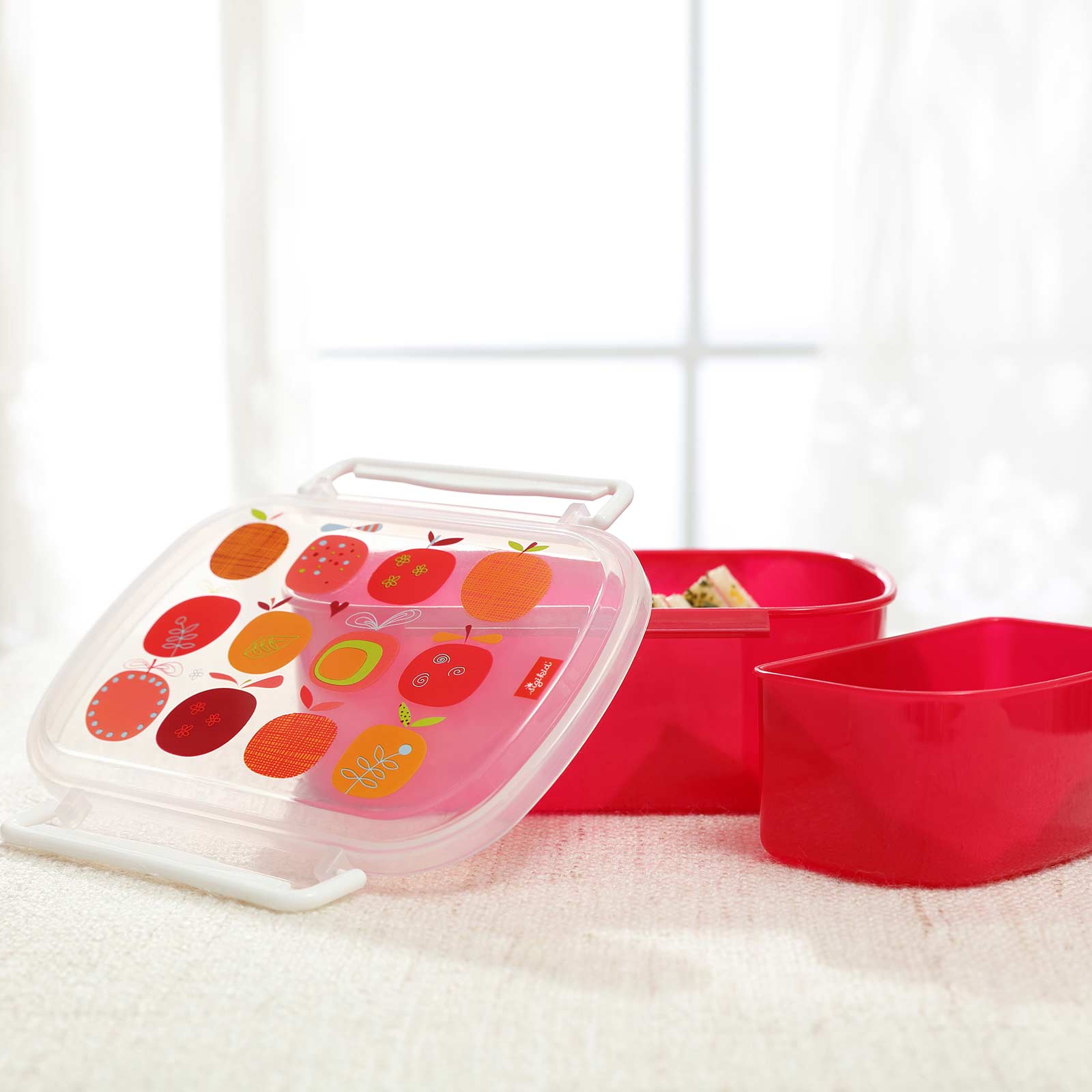 Sigikid Kinder Lunchbox Apfelherz - A 