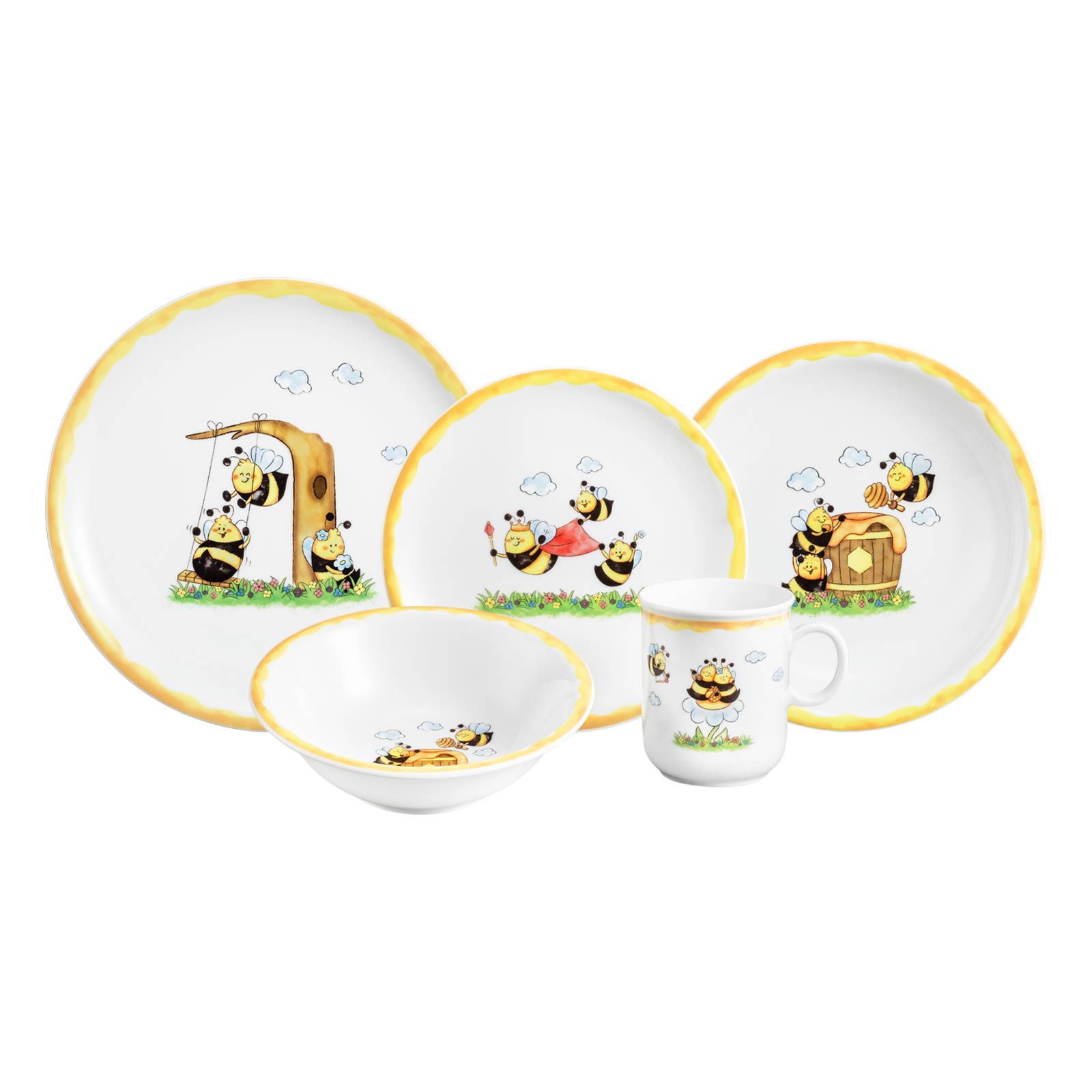 Seltmann Weiden Compact Kindergeschirr Set 5-teilig - Fleißige Bienen