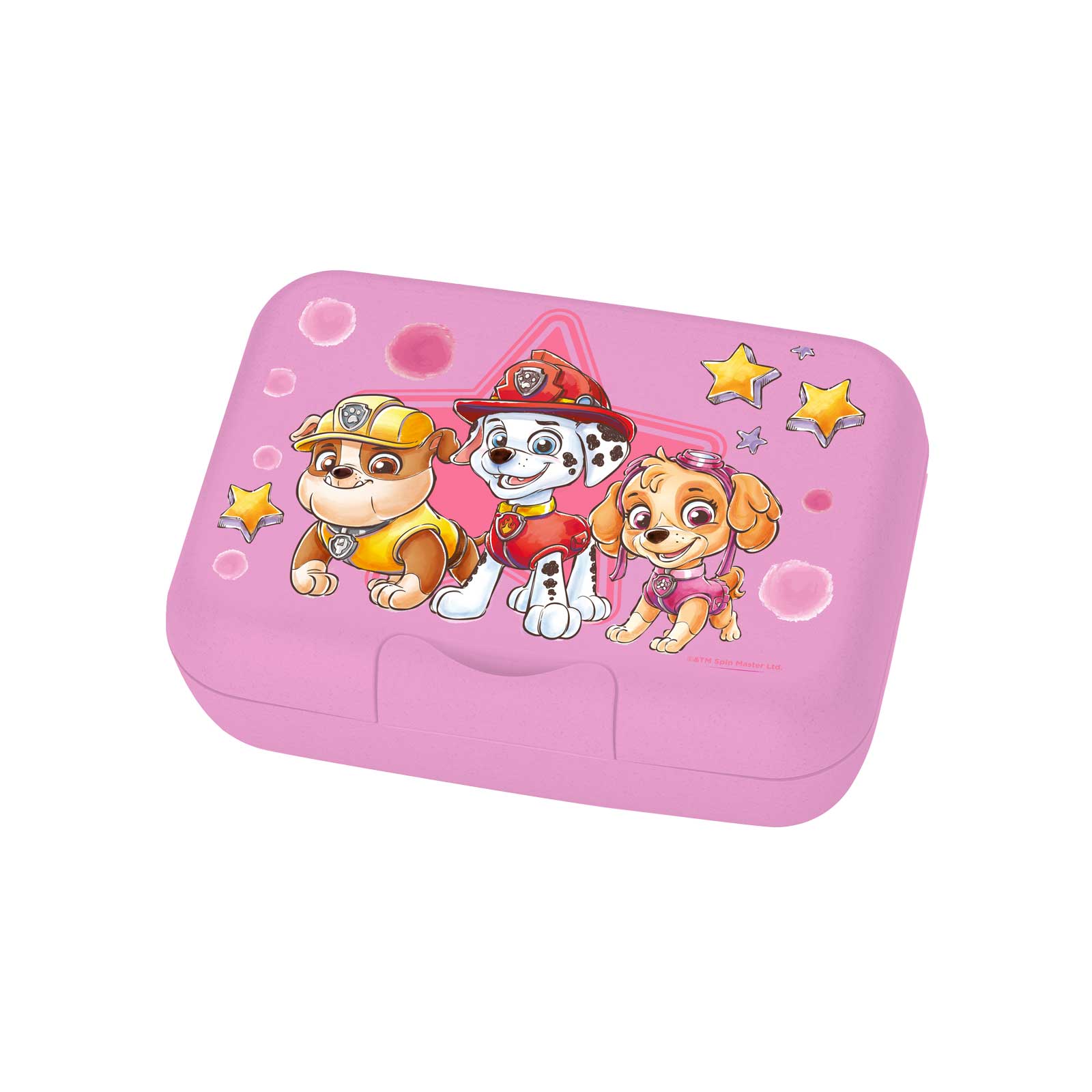 Koziol CANDY Lunchbox mit Trennschale L Paw Patrol organic pink - A 