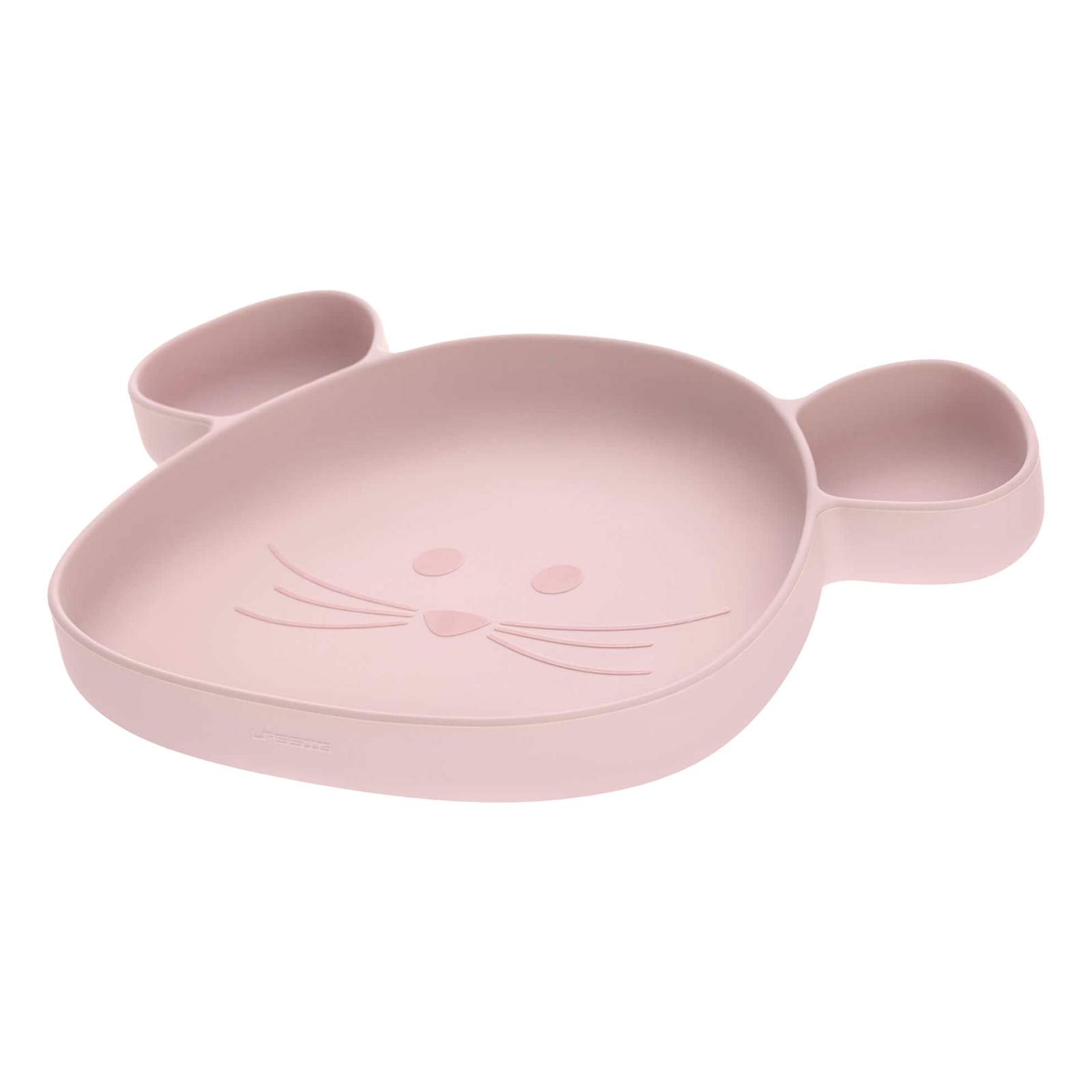 Lässig Esslernteller mit Saugfuß Little Chums Maus rosa - A 