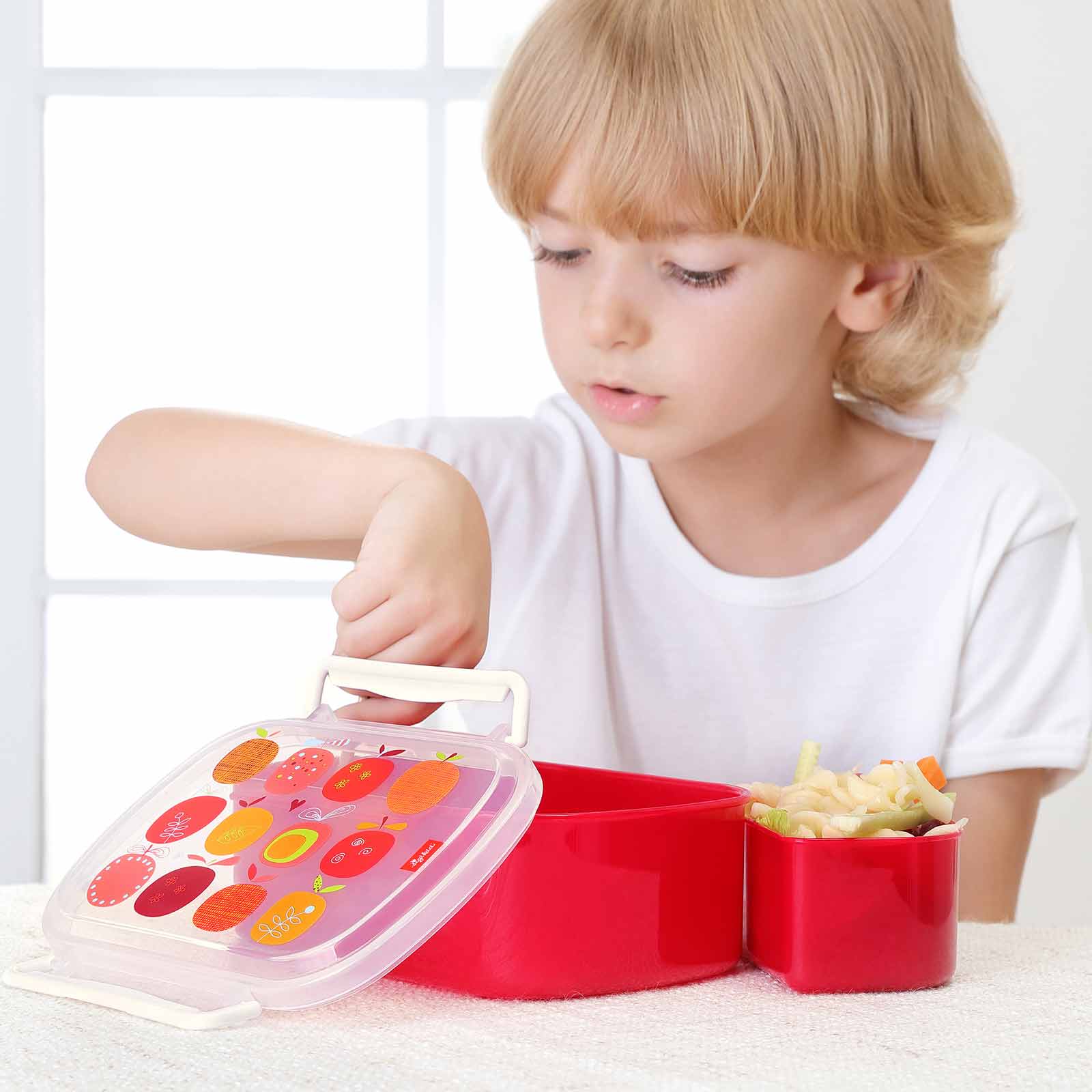 Sigikid Kinder Lunchbox Apfelherz - A 