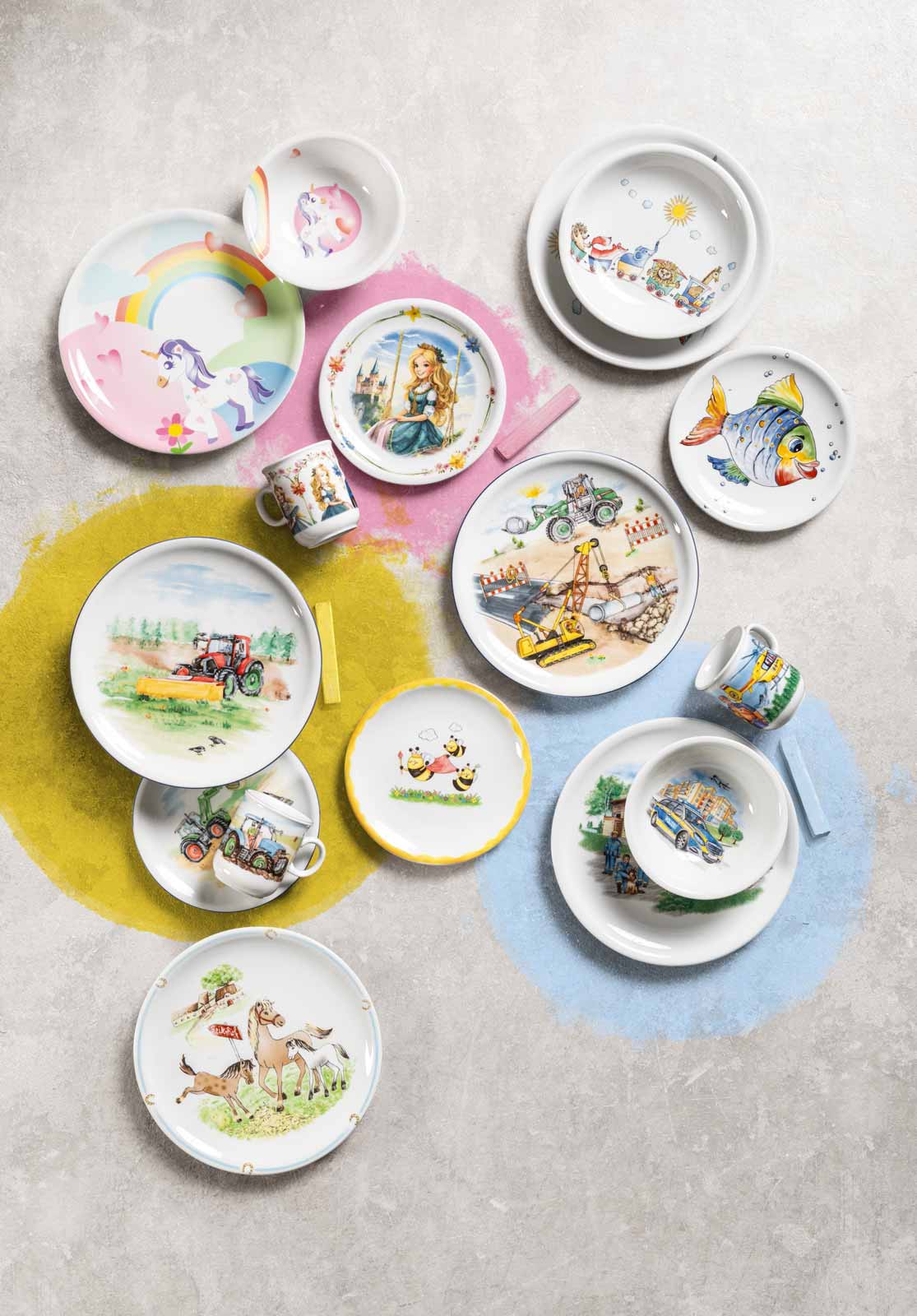 Seltmann Weiden Compact Kindergeschirr Set 5-teilig - Mein Traktor - DS
