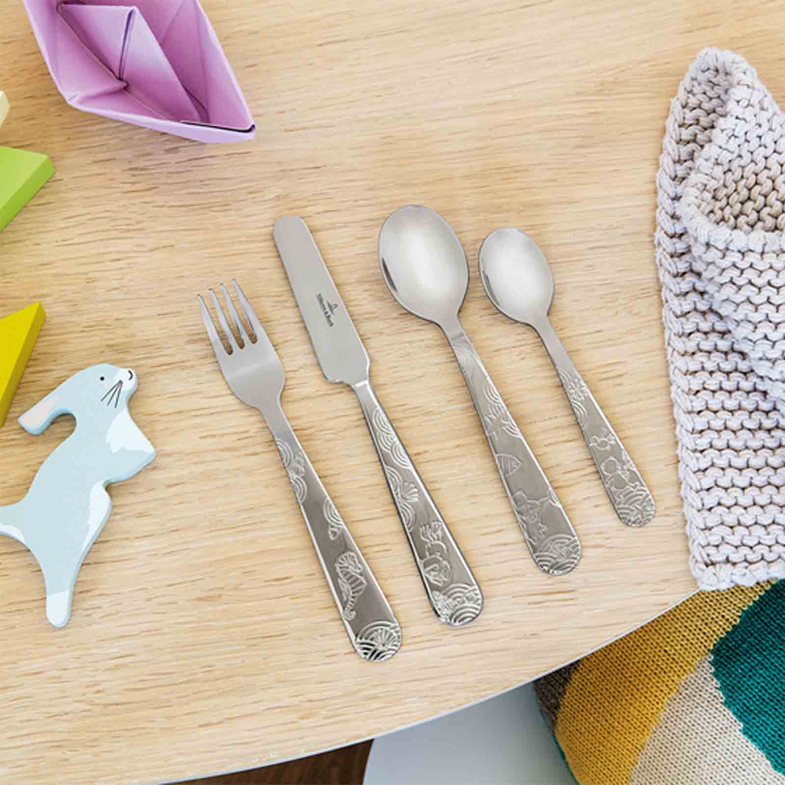 Villeroy & Boch HAPPY AS A BEAR Kinderbesteck 4-teilig