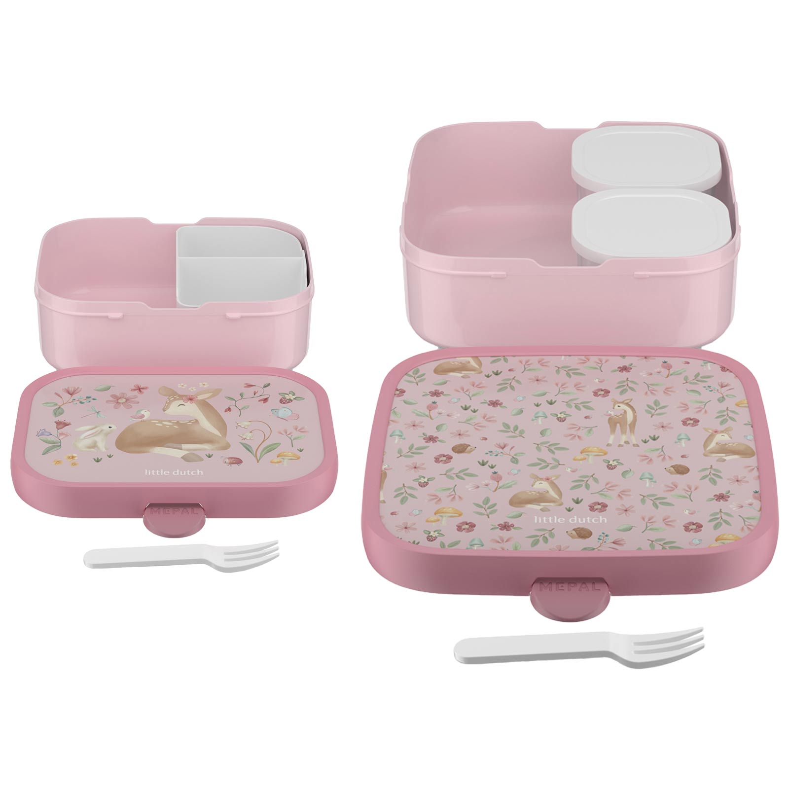 Mepal CAMPUS Brotdosen-Set mit Gabel Fairy Garden (2025)